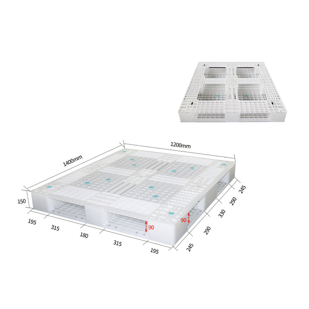 DDT1412 Lett og slitesterk plastpall